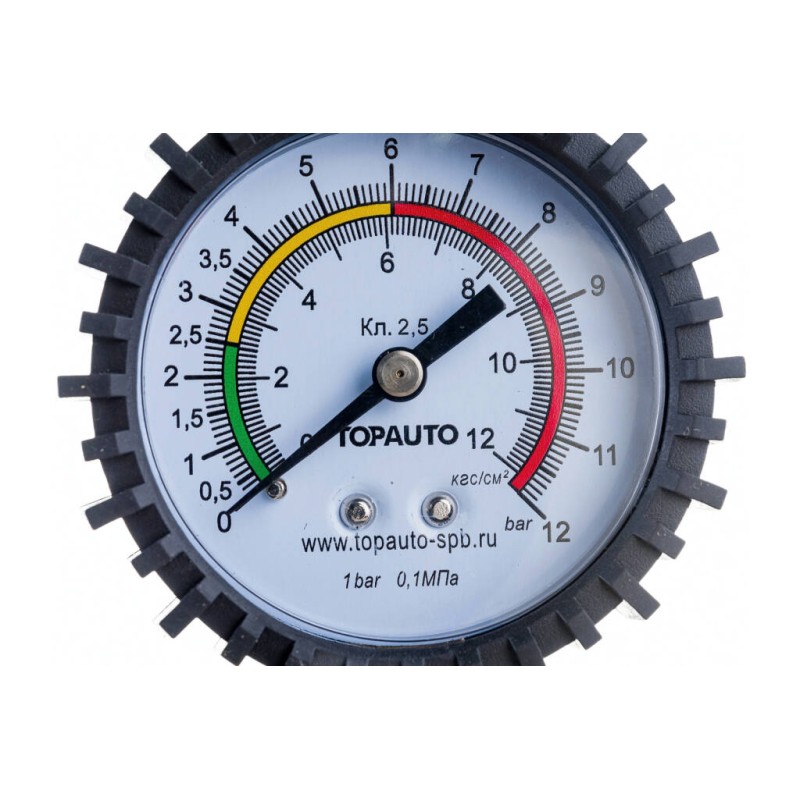 Манометр для пистолета подкачки шин Top Auto 14411, резьба М11х1