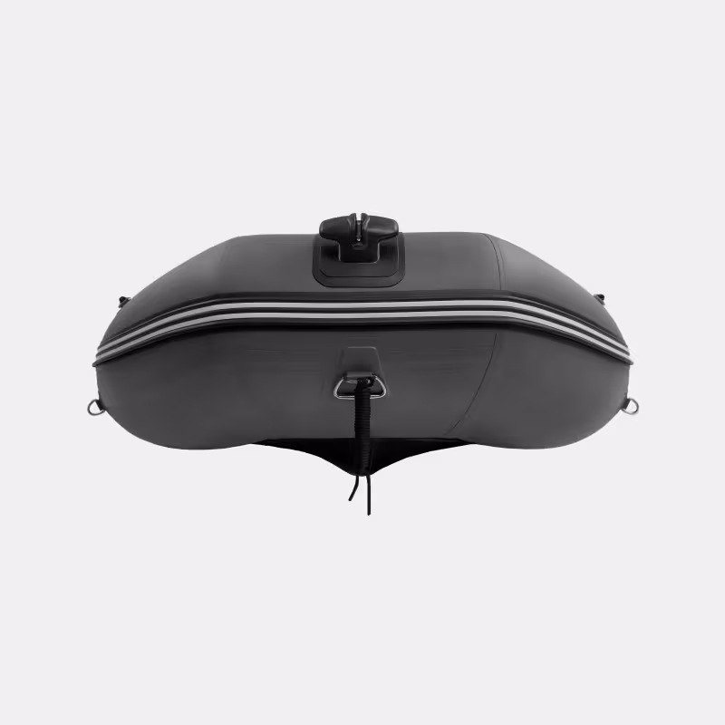 Надувная лодка ПВХ Gladiator C370AL, пайол алюминиевый, темно-серый