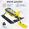 Снегокат Nika Kids Тимка Спорт 2, граффити, желтый