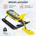 Снегокат Nika Kids Тимка Спорт 2, граффити, желтый