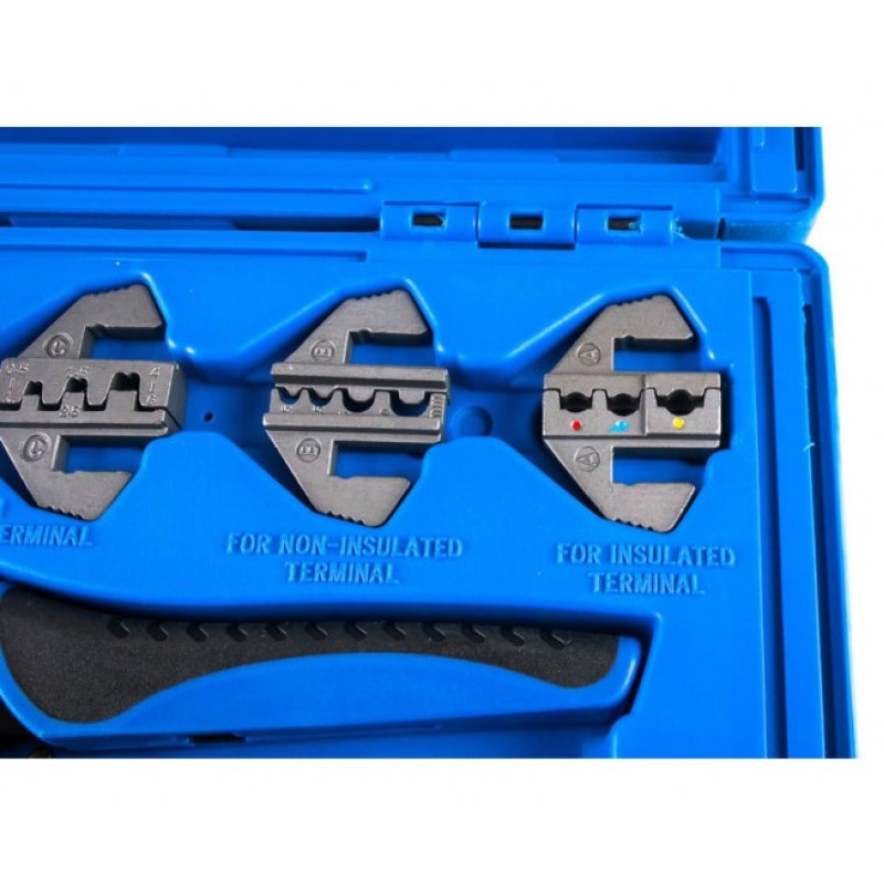 Клещи для обжимки клемм в наборе с 6 губками Licota ACP-10001, 0.5-16 мм 