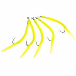 Оснастка SFT SCH-T004 черви лимонные 10/0, 5 шт.
