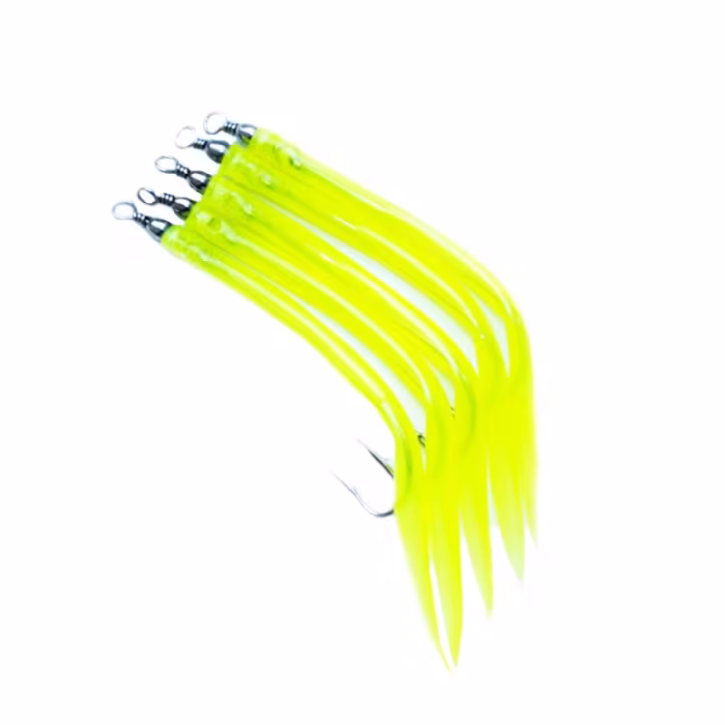 Оснастка SFT SCH-T004 черви лимонные 10/0, 5 шт.