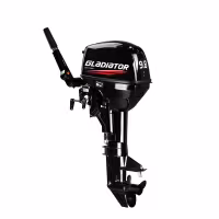 Лодочный мотор 2-тактный Gladiator G9.8FHS, 9,8 л.с.