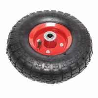 Колесо пневматическое для тачки 2.50-4, 20 мм, симметричная ступица