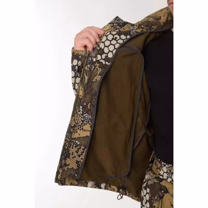 Костюм мужской Triton Gear PRO -5, ткань Софтшелл, бежевый камуфляж, размер 60-62 (XXL), 182-188 см