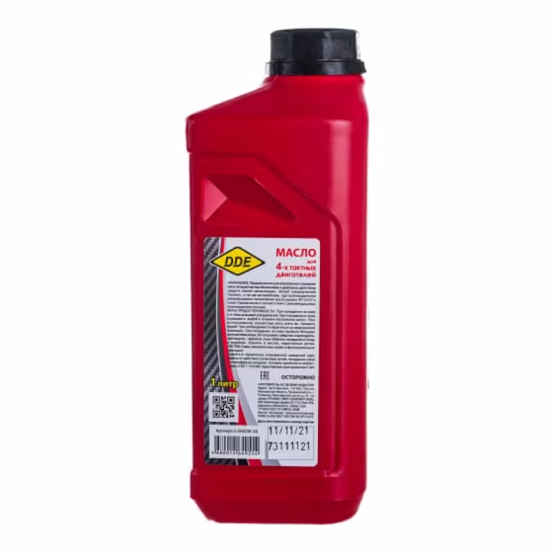Масло моторное полусинтетическое для 4Т двигателей DDE S-SAE5W-30, 1 л