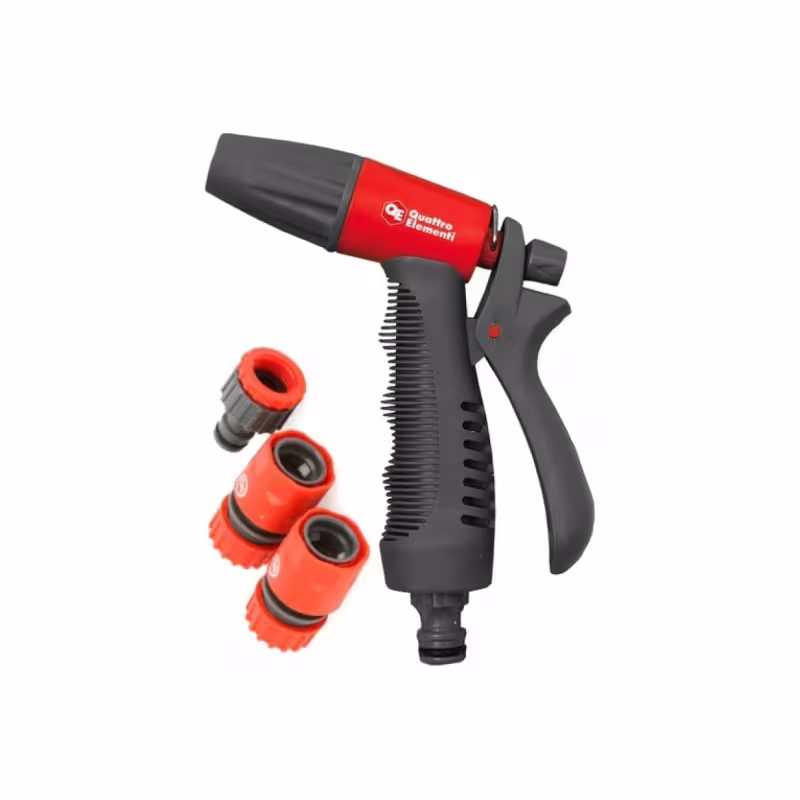 Пистолет поливочный с комплектом штуцеров Quattro Elementi 241-321