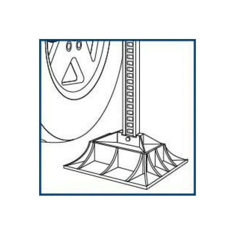 Опора для реечного домкрата на грунте Stels 50539