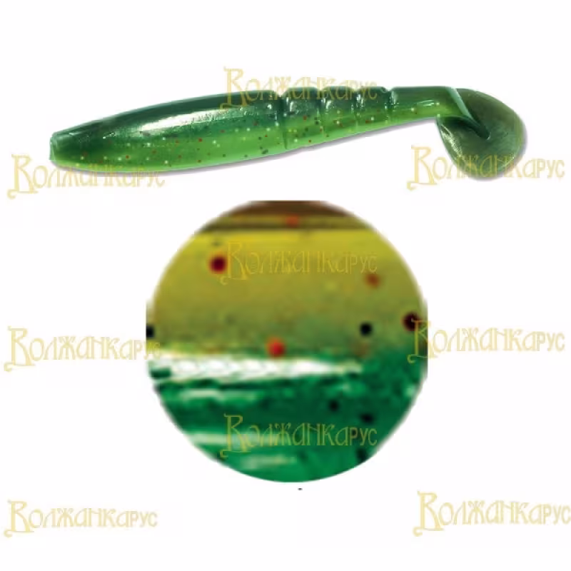 Силиконовая приманка Волжанка BigMag Shad 100 (уп.5 шт.)