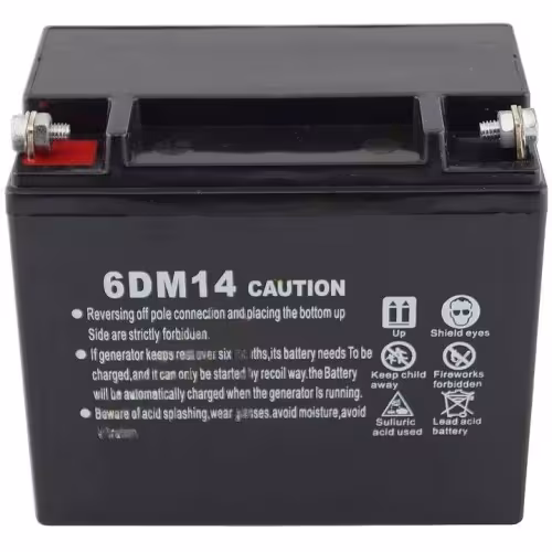 Аккумулятор DDE 6DM14 0107341003, 12В, 14 Ач, AGM