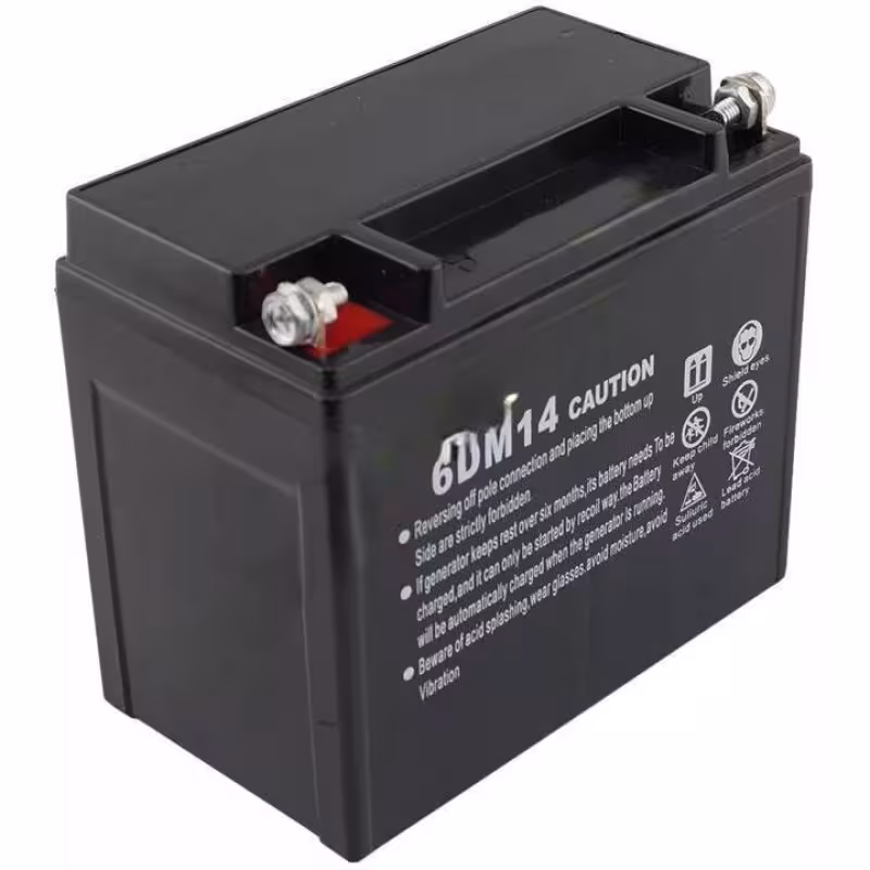 Аккумулятор DDE 6DM14 0107341003, 12В, 14 Ач, AGM