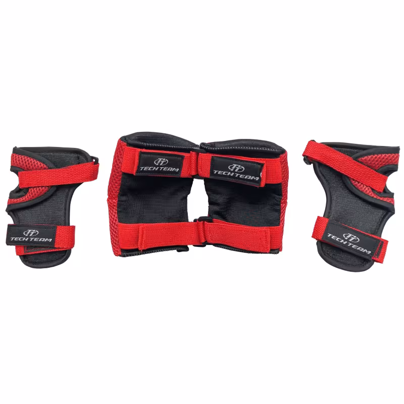 Комплект защиты детский Tech Team Safety Line 400, размер S, цвет в ассортименте