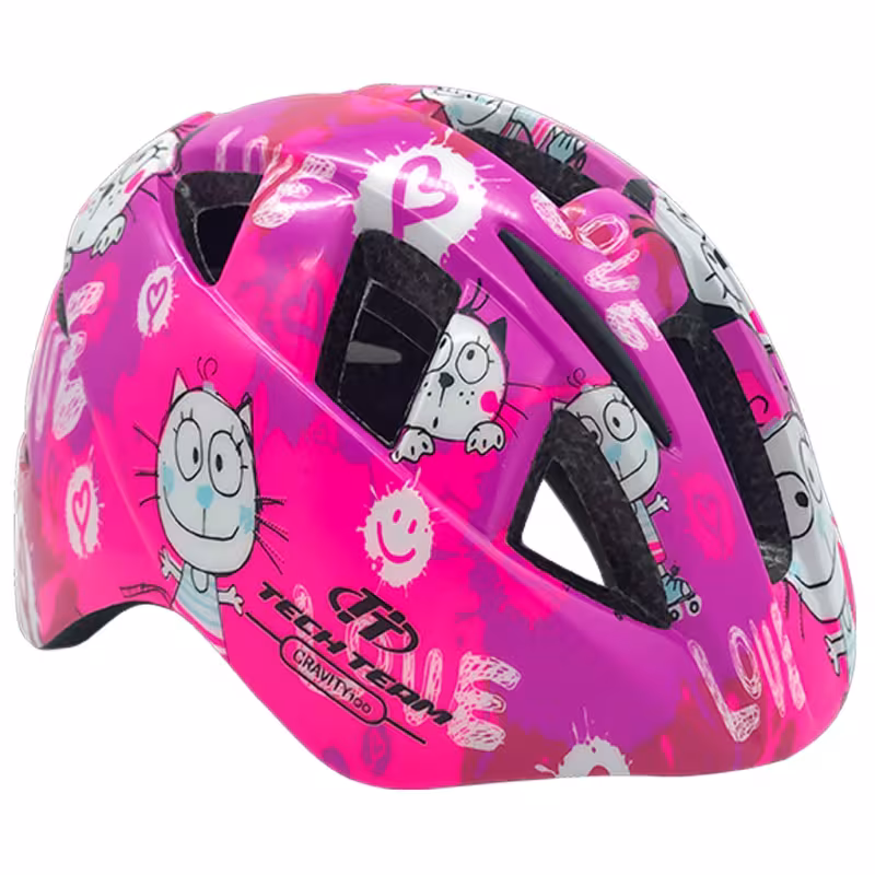 Велошлем детский Tech Team Gravity-100, 52-56 см, цвет в ассортименте