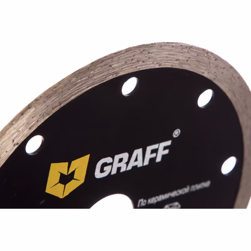 Диск алмазный несегментный Graff Gdd 16 125.7, 125х22,23 мм 