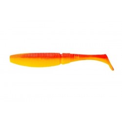 Виброхвост ALLVEGA Power Swim, 150мм, цвет Orange yellow, съедобный, (3шт)