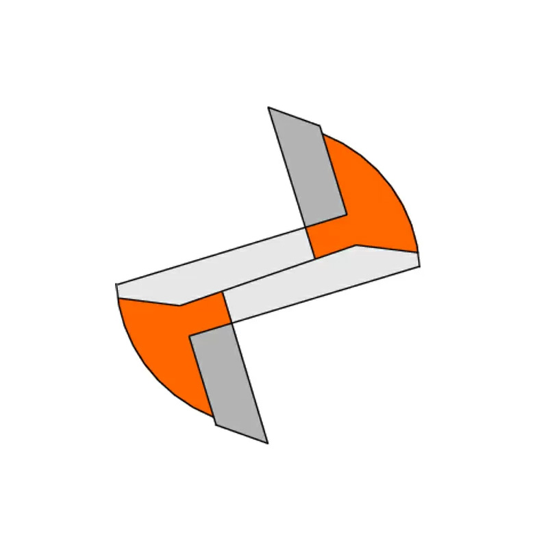 Фреза пазовая CMT 911.080.11, D=8 мм