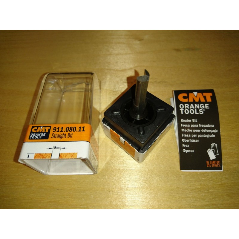 Фреза пазовая CMT 911.080.11, D=8 мм