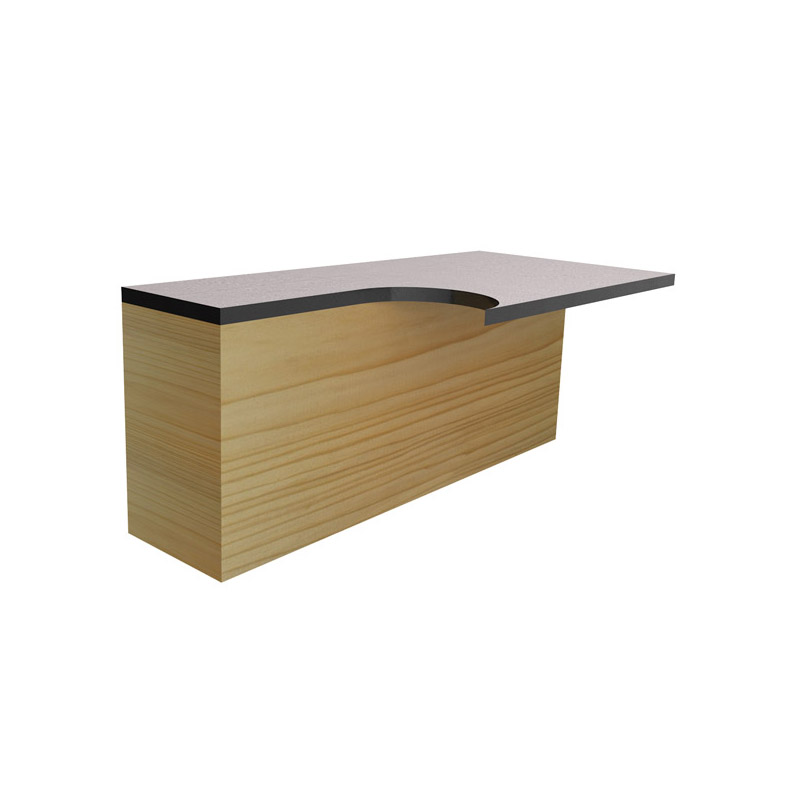 Фреза обгонная с подшипником CMT 906.629.11, D=12,7 мм