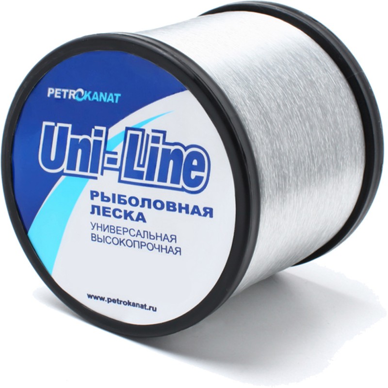 Леска монофильная Петроканат Uni-Line 0.50 мм, 12.5 кг, 1100 м