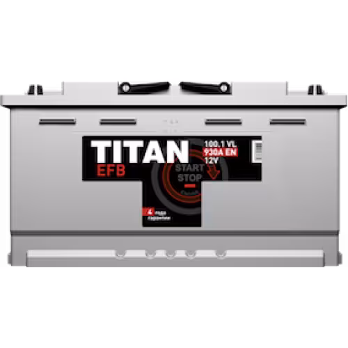 Аккумулятор Titan EFB 100Ah, 12V