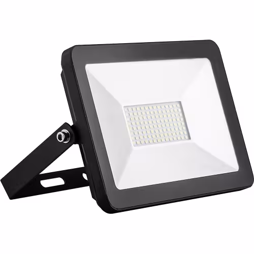 Прожектор светодиодный Saffit SFL90-50W, 6400К, 4500 Лм, IP65, черный 