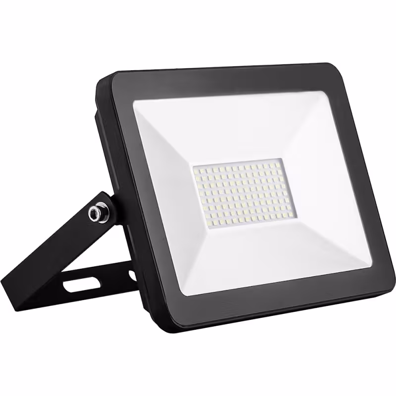 Прожектор светодиодный Saffit SFL90-50W, 6400К, 4500 Лм, IP65, черный 