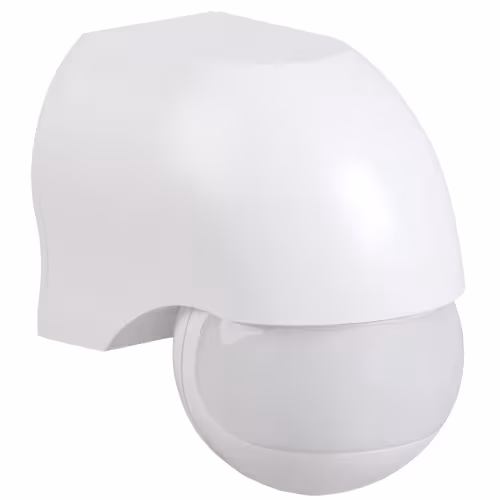 Датчик движения инфракрасный IEK 1100W, 180 гр., 10 м, IP44, белый