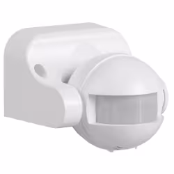 Датчик движения инфракрасный IEK 1100W, 180 гр., 12 м, IP44, белый