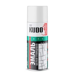 Эмаль Kudo 3P Technology KU-1001, белый глянцевый, 520 мл