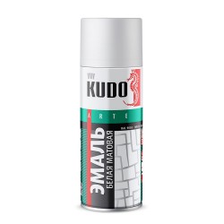 Эмаль Kudo 3P Technology KU-1101, белый матовый, 520 мл