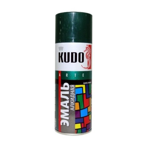 Эмаль Kudo 3P Technology KU-1007, зеленый, 520 мл
