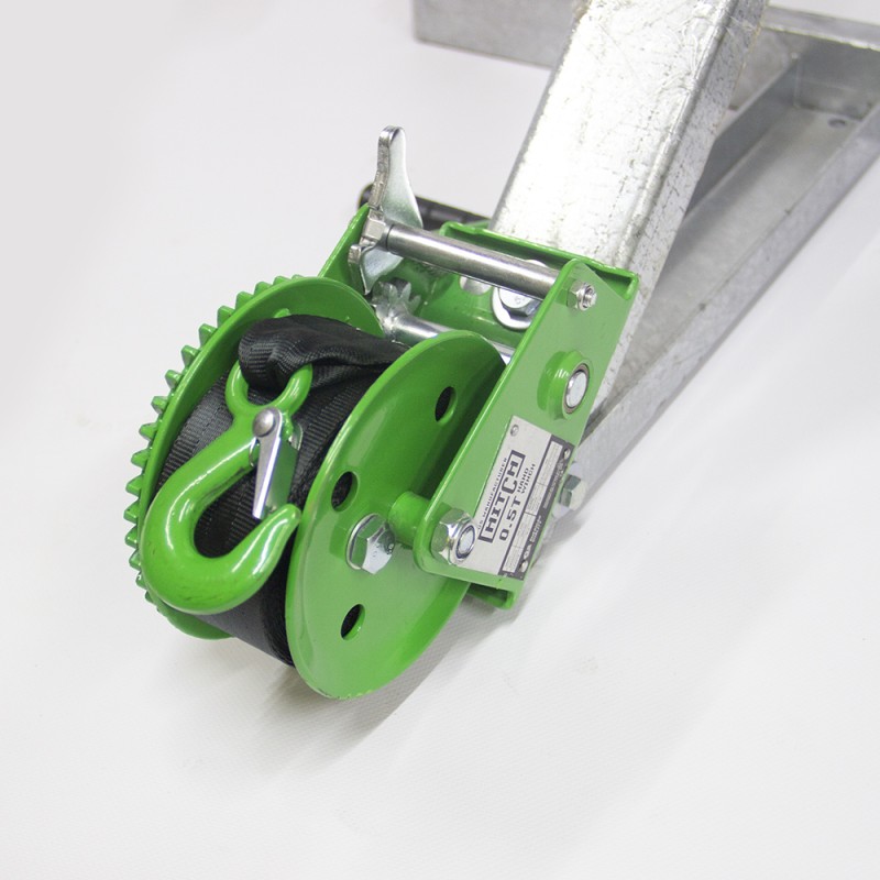 Лебедка с кронштейном для бортового прицепа Трейлер