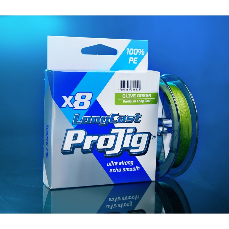 Шнур плетеный Momoi ProJig X8 Long Cast 0.24 мм, 18 кг, 100 м
