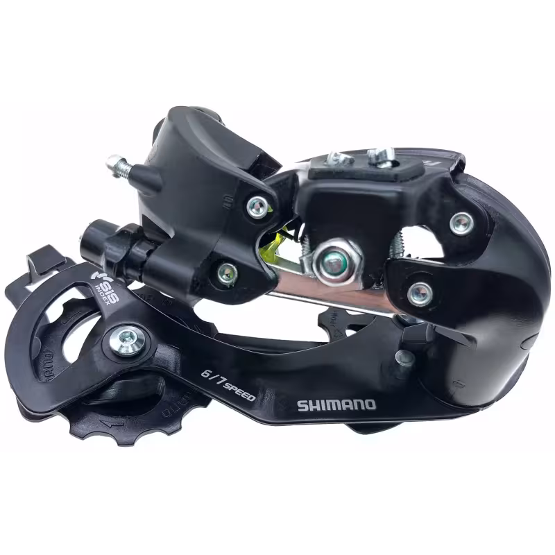 Переключатель задний Shimano Tourney RD-TY500, 6/7 скоростей, черный