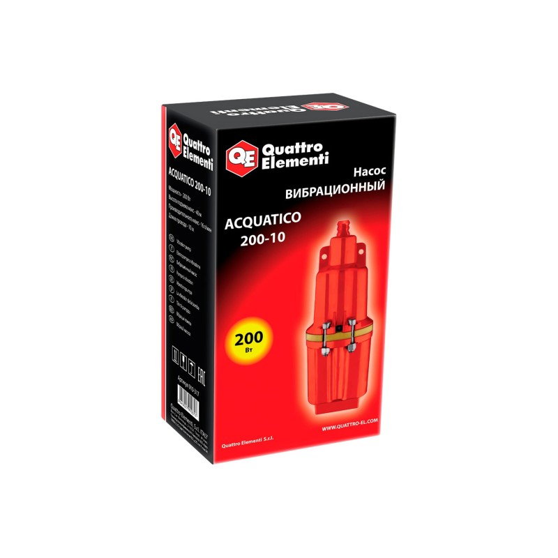 Насос вибрационный Quattro Elementi Acquatico 200-10 910-317