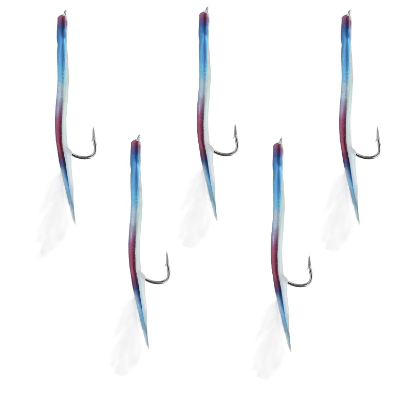 Оснастка SFT SCH-N009 черви фосфор перья 9/0, 5 шт.