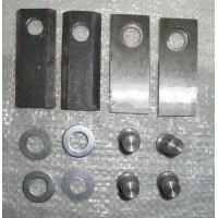 Нож самозатачивающийся и палец для роторной косилки