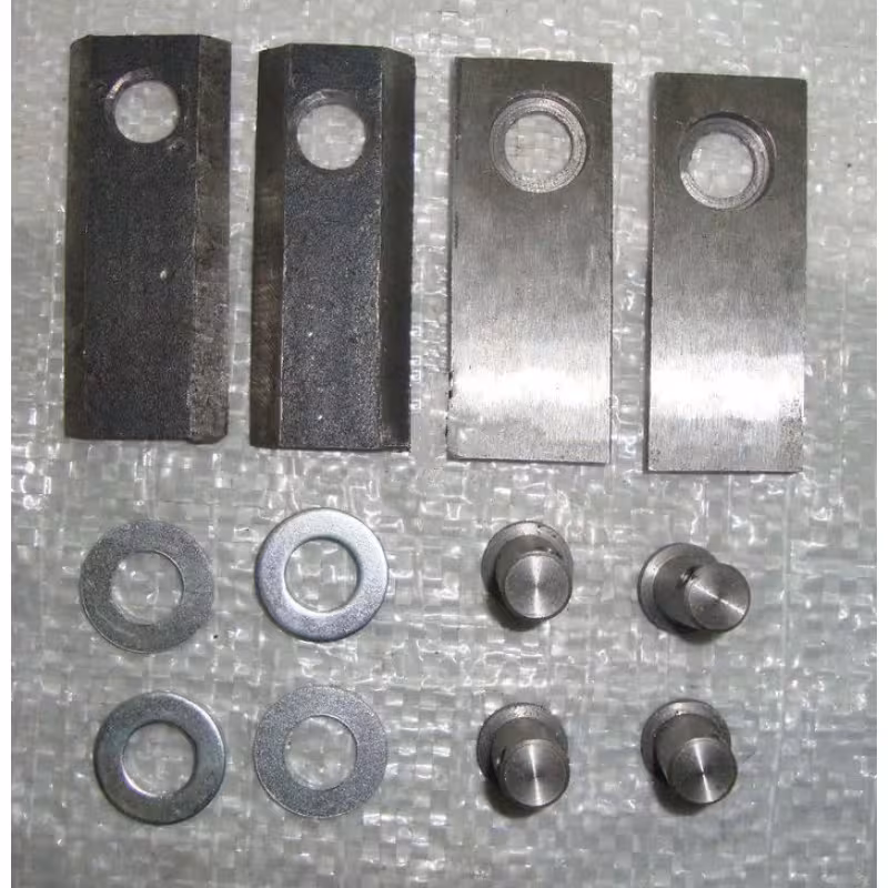 Нож самозатачивающийся и палец для роторной косилки