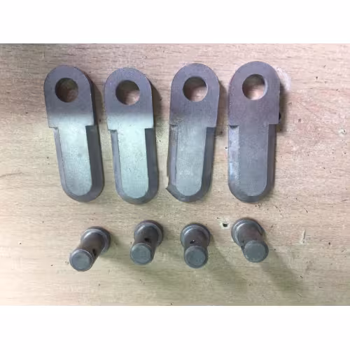 Скругленный нож и палец для роторной косилки