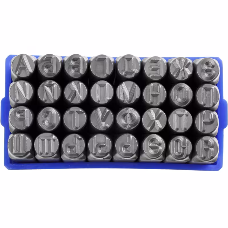 Набор буквенных клейм Зубр Эксперт 21503-05 кириллица, шрифт 5мм