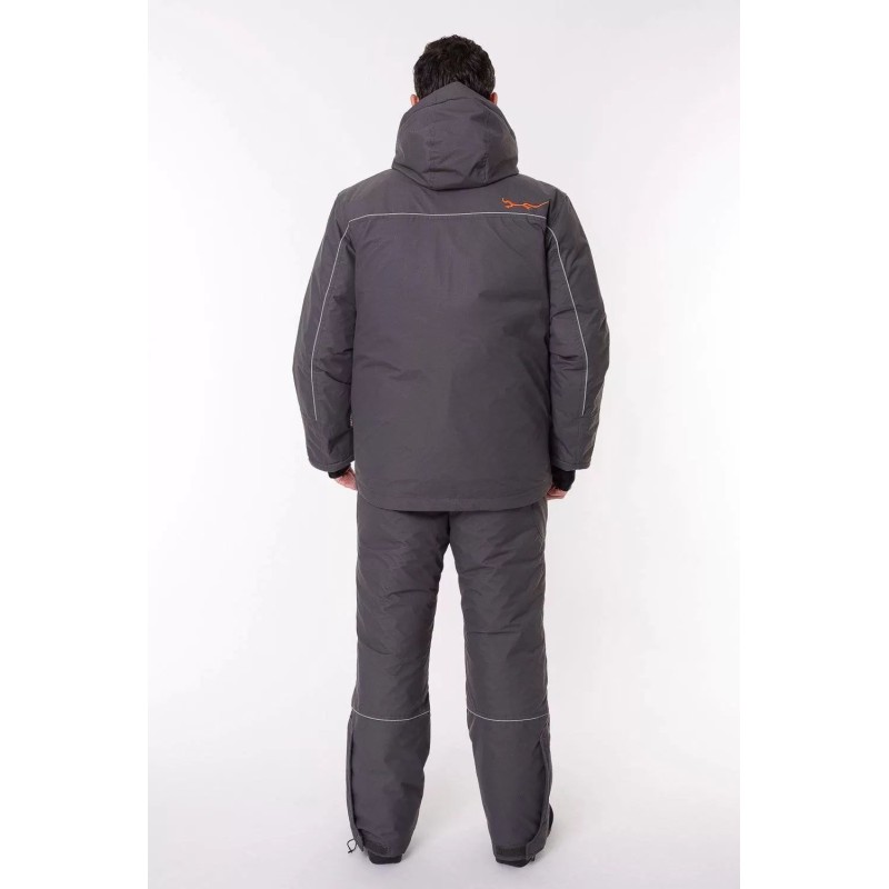 Костюм-поплавок мужской Triton Gear Skif (Скиф) -40 ПК, ткань Таслан, серый/красный, размер 52-54 (L), 182-188 см