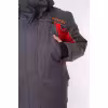 Костюм-поплавок мужской Triton Gear Skif (Скиф) -40 ПК, ткань Таслан, серый/красный, размер 52-54 (L), 182-188 см