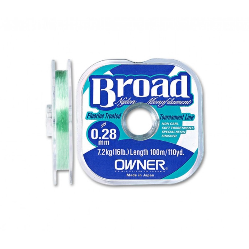 Леска монофильная Owner Broad 0.30 мм, 8.4 кг, 100 м