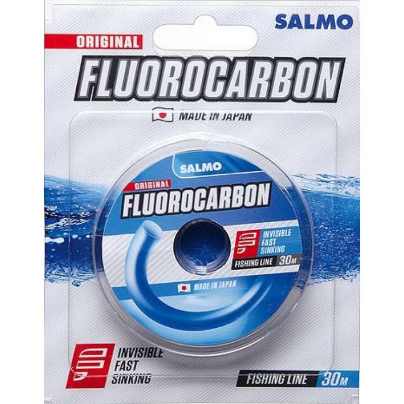 Леска флюорокарбоновая Salmo Fluorocarbon 0.10 мм, 1.05 кг, 30 м