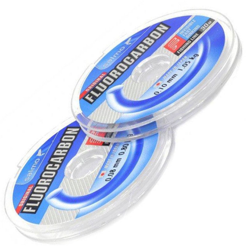 Леска флюорокарбоновая Salmo Fluorocarbon 0.12 мм, 1.30 кг, 30 м