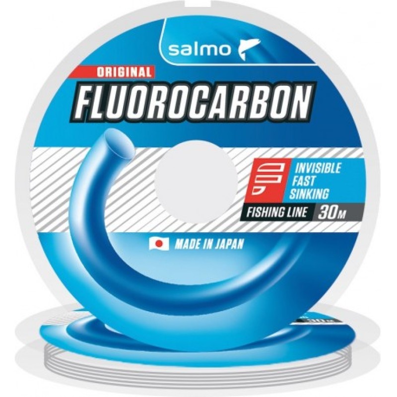 Леска флюорокарбоновая Salmo Fluorocarbon 0.18 мм, 2.6 кг, 30 м
