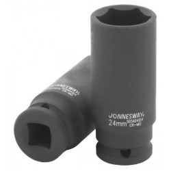 Головка торцевая ударная Jonnesway S03AD4124, 6-гранная, 24 мм, 1/2"