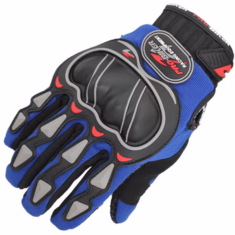 Мотоперчатки ProBiker MCS-03, синий, размер M