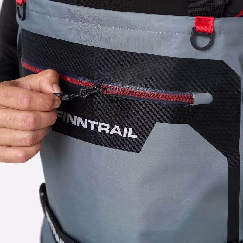 Полукомбинезон-вейдерсы Finntrail Airman, мембрана Hard-Tex, серый, размер M, 170-180 см